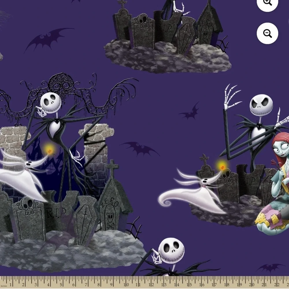 Springs Creative Disney Nightmare before Christmas Scenic 1.5 Yard Precut